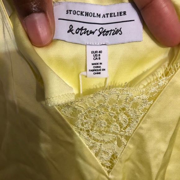 nwt &/and other stories satin slip dress - Picture 13 of 13